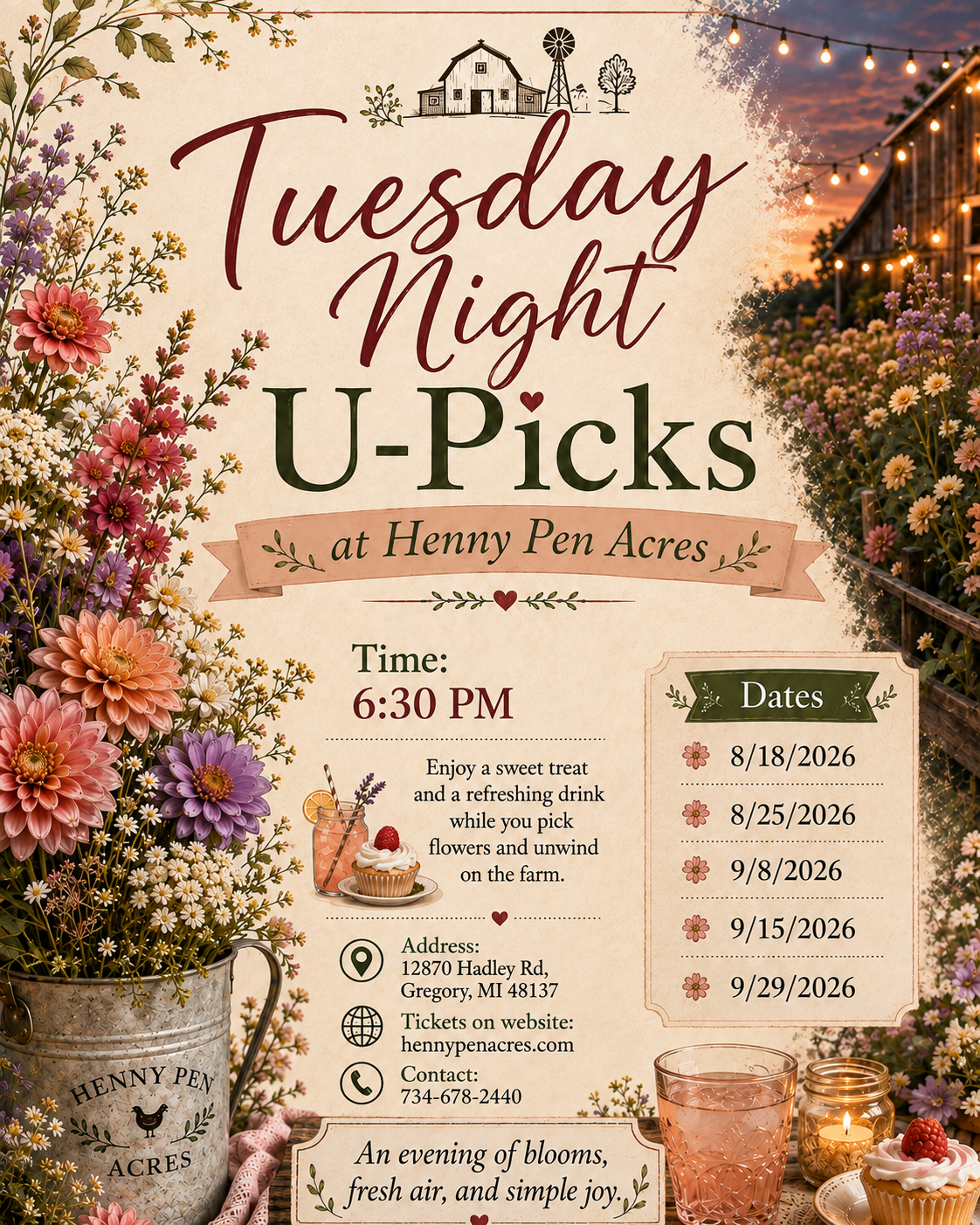 Tuesday Night U-Pick