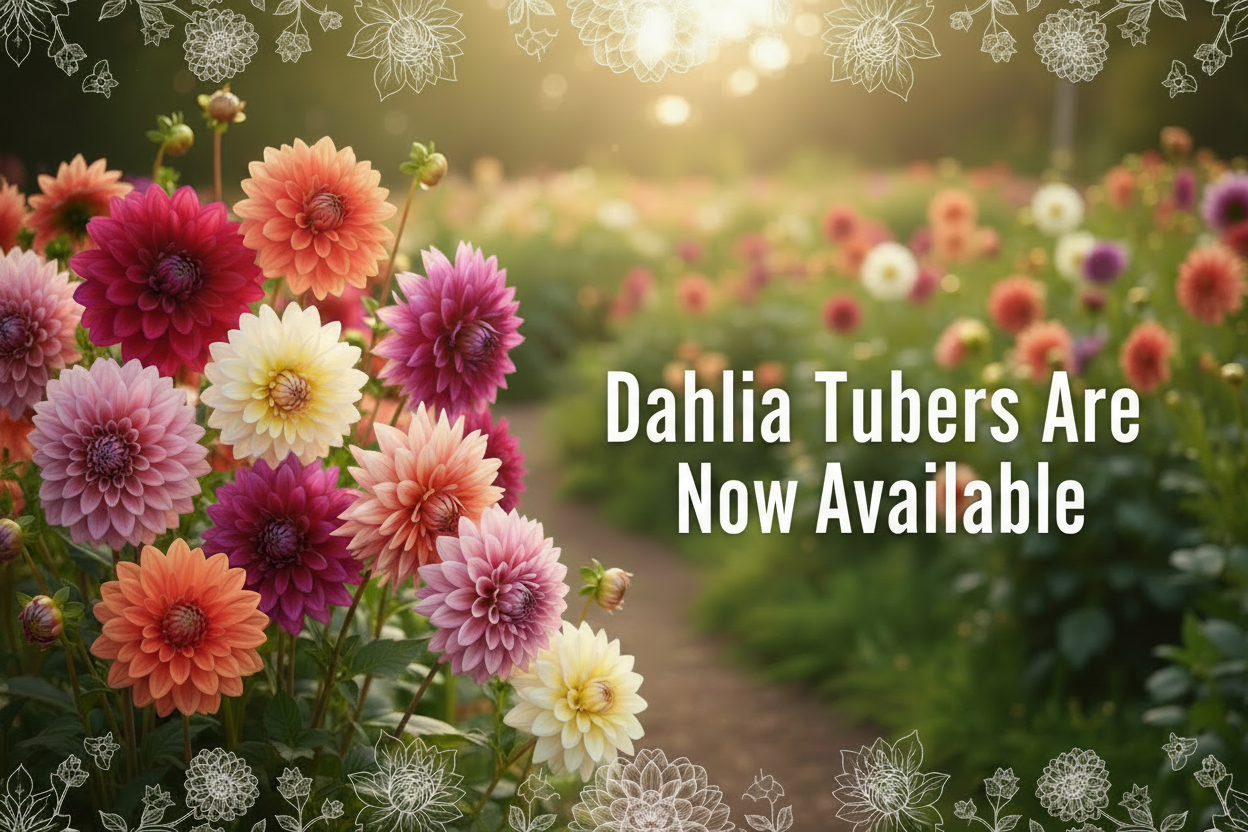 Dahlia Tubers Banner - Original Style